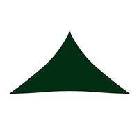 vidaXL Sunshade Sail Oxford Fabric Triangular 4x4x5.8 m Dark Green