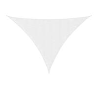 vidaXL Sunshade Sail Oxford Fabric Triangular 4x5x5 m White Sunscreen Canopy