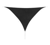 vidaXL Sunshade Sail Oxford Fabric Triangular 5x5x5m Anthracite Garden Awning