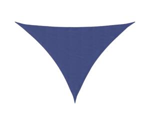 vidaXL Sunshade Sail Oxford Fabric Triangular 5x7x7 m Blue
