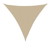 vidaXL Sunshade Sail Oxford Fabric Triangular 6x6x6 m Beige