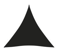 vidaXL Sunshade Sail Oxford Fabric Triangular 6x6x6 m Black Sunscreen Patio