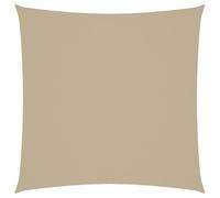 vidaXL Sunshade Sail Oxford Fabric Square 3.6x3.6 m Beige NEW