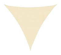 vidaXL Sunshade Sail 160 g/m² Cream 4x4x4 m HDPE UK GF0