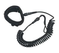 vidaXL SUP Coiled Leash Black 10 inch