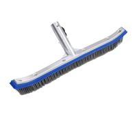 vidaXL Swimming Pool Wall Brush Swimming Pool Brush for Wall Cleaning Brush Garden Above Ground Cleaning Tool Outdoor Aluminium Cleaner