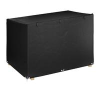 vidaXL Swing Bench Cover 12 Eyelets 215x150x130/150 cm Polyethylene, Black