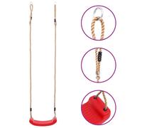vidaXL Swing Seat for Children Red 01 UK HOT