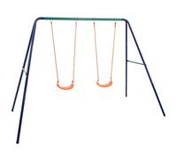 vidaXL Swing Set with 2 Seats Steel UK