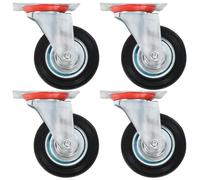 vidaXL Swivel Casters 4 pcs 100 mm