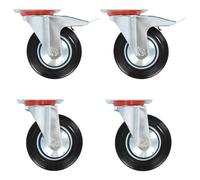vidaXL Swivel Casters 4 pcs 160 mm