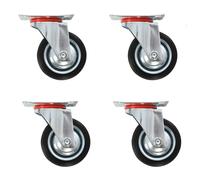 vidaXL 4x Swivel Casters 75mm Heavy Duty Wheels Trolley Furniture Handing