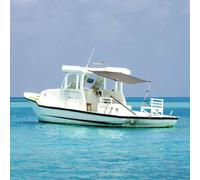 vidaXL T-Top Shade Extension Set Anthracite Grey 170x170x(113-182.5) cm