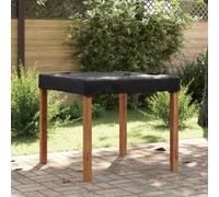 vidaXL Table Cover Plain Black 102 x 102 x 15 cm Fabric