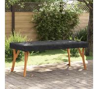 Table Cover Plain Black 162 x 92 x 15 cm Fabric