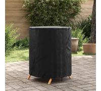 vidaXL Table Cover Plain Black 62 x 62 x 70 cm Fabric