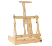 vidaXL Table Easel with Drawer 41.5x37x12 cm Solid Wood Pine