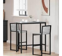 vidaXL Table Grey Sonoma 100 x 40 x 100.5 cm Engineered Wood and Steel