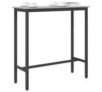 vidaXL Table Grey Sonoma 100 x 40 x 100.5 cm Engineered Wood and Steel