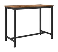 vidaXL Table Old Wood 100 x 50 x 76.5 cm Engineered Wood and Steel