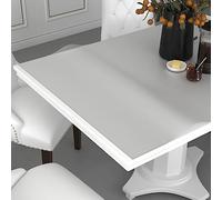 vidaXL Table Protector, 1.6mm thick PVC Material - Waterproof, Cut-to-fit, Scratch-resistant Furniture Protection Film for Dining, Living Room & Office Tables, Transparent, 180x90 cm.