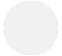 vidaXL Transparent Table Protector Matte, Round 100 cm Diameter, 2 mm Thick, PVC Material, Scratch-Resistant, Waterproof, Easy to Clean, Suitable for Dining Room, Living Room, Office