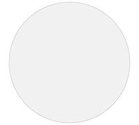 vidaXL Table Protector, Matte Surface, Waterproof PVC, Diameter 110 cm, 2mm Thickness, Scratch-Resistant, Lightweight for Home, Dining, Living Room, Office, Transparent
