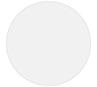 vidaXL Table Protector Matte - Ø 90 cm 2 mm Thick PVC - Protective Film for Indoor Use - Scratch-Resistant & Waterproof - Easy to Clean and Cut - Transparent.