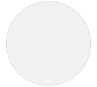 vidaXL Table Protector Transparent Ø 70 cm 2mm Thickness - PVC Round Table Cover, Scratch and Waterproof Protection for Tables and Floors, Suitable for Living Room, Dining Room and Office