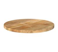 vidaXL Table Top, Dining Table Top for Home, Replacement Board for Side Table Dinner, Wooden Furniture Top, Round Solid Wood Mango