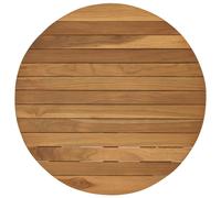 VidaXL Table Top Ø 50 X 3.5 Round Solid Teak Wood Natural