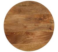 vidaXL Table Top, Dining Table Top for Home, Replacement Board for Side Table Dinner, Wooden Furniture Top, Round Solid Wood Mango