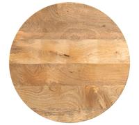 vidaXL Table Top, Dining Table Top for Home, Replacement Board for Side Table Dinner, Wooden Furniture Top, Round Solid Wood Mango