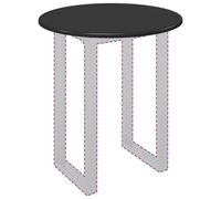 Table Top Engineered Wood Round Outdoor Furniture Modern Garden Terrace vidaXL