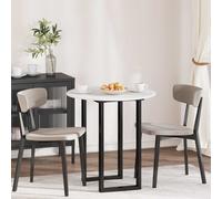 VidaXL Table Top Ø 70 X 1.5 Cm Round Engineered Wood White