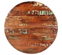 vidaXL Table Top Ø 70x2.5 cm Round Solid Wood Reclaimed