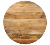 vidaXL Table Top Ø 70x3.8 cm Round Solid Wood Mango