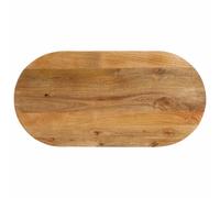 vidaXL Table Top 100x40x3.8 cm Oval Solid Wood Mango