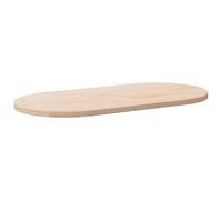 (brown, 100 x 50 x 2.5 cm) vidaXL Table Top Desk Top Wooden Dining Table Top White Solid Wood Pine Oval