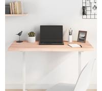 vidaXL Table Top 100x60x(2-4) cm Untreated Solid Wood Oak