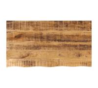 vidaXL Table Top Replacement Dining Table Top Live Edge Solid Wood Rough Mango
