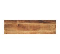 vidaXL Table Top 110x40x3.8 cm Rectangular Solid Wood Rough Mango