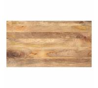 vidaXL Table Top, Dining Table Top for Home, Wooden Replacement Board for Side Table Dinner, Furniture Top, Rectangular Solid Wood Mango