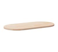 vidaXL Table Top 110x55x2.5 cm Solid Wood Pine Oval