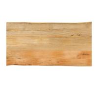 vidaXL Table Top Live Edge Replacement Board Dining Table Top Solid Wood Mango