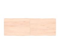vidaXL Table Top 120x40x(2-4) cm Untreated Solid Wood Live Edge
