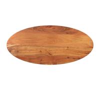 vidaXL Table Top 120x60x2.5 cm Oval Solid Wood Acacia