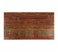 vidaXL Table Top 120x70x2.5 cm Rectangular Solid Wood Reclaimed