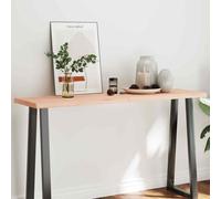 vidaXL Table Top 140x40x(2-6) cm Untreated Solid Wood Live Edge NEW
