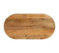 vidaXL Table Top 140x50x3.8 cm Oval Solid Wood Mango